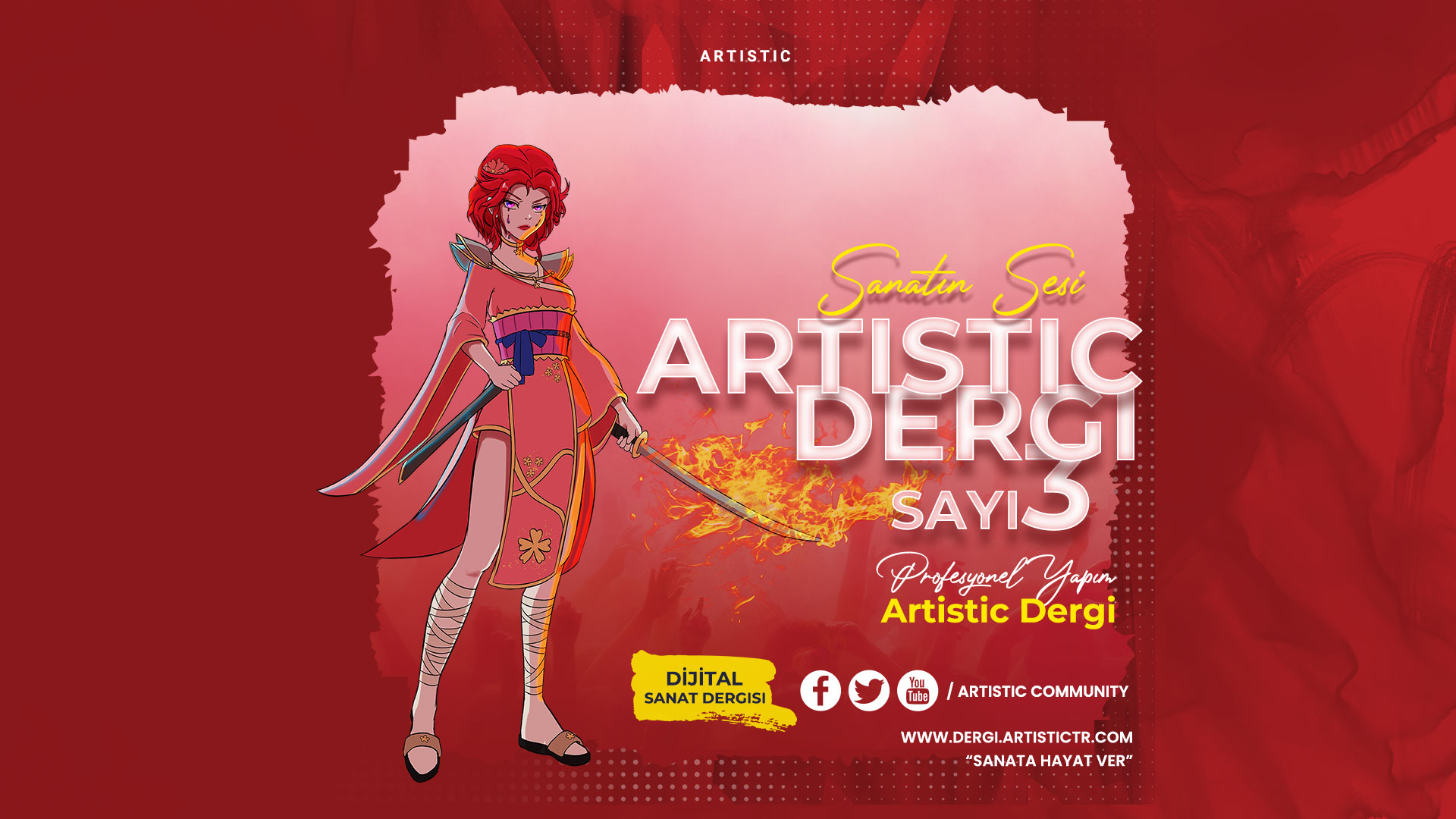 Artistic Dergi 3. Sayı kapağı